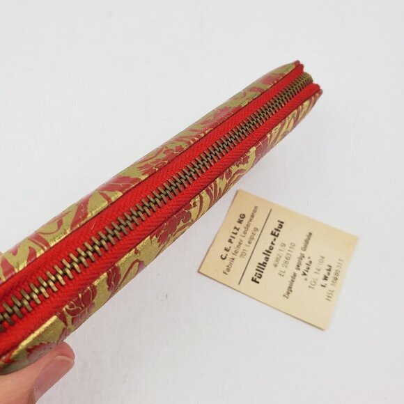 Heiko 542 Ballpoint Pen Vintage German w/ Zipper Case C.E. Pilz Fullhalter-Etui - Picture 10 of 14